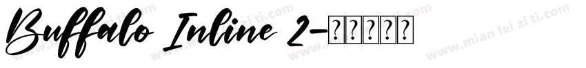 Buffalo Inline 2字体转换